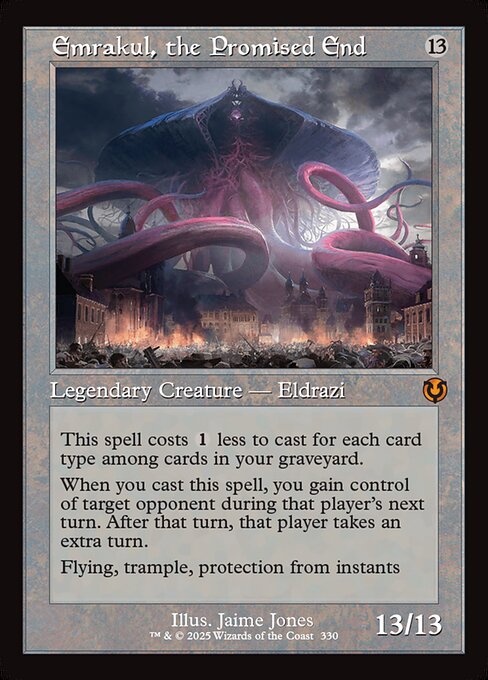 Emrakul, el Final Prometido (Emrakul, the Promised End) - Eldritch Moon (#6) - Illustrated by Jaime Jones - Magic: The Gathering Card