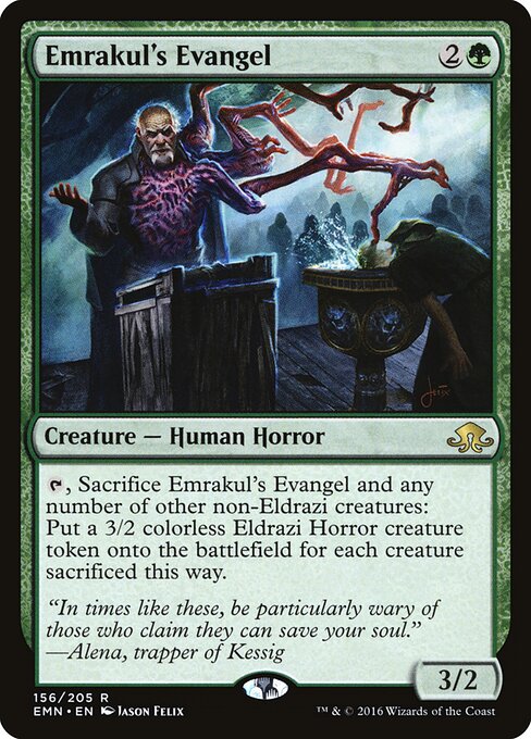 Emrakul's Evangel - Eldritch Moon Magic card