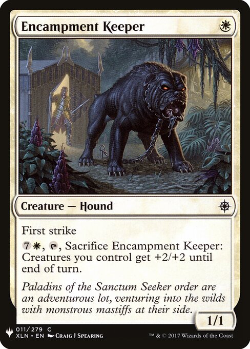 Encampment Keeper - The List (#XLN-11) - Illustrated by Craig J Spearing - Magic: The Gathering Card