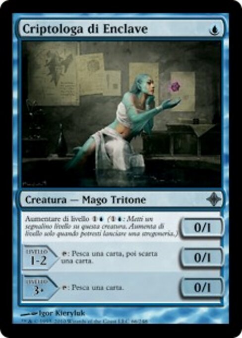 Enclave Cryptologist - Rise of the Eldrazi (#66) - Illustrated by Igor Kieryluk - Magic: The Gathering Card