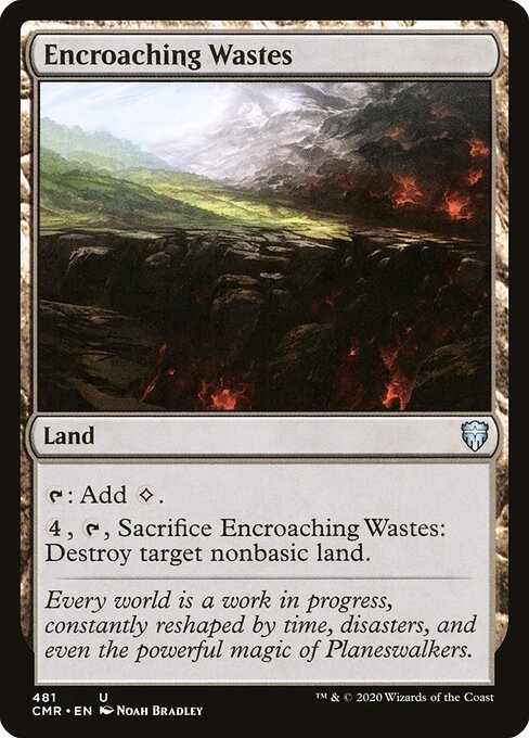 Encroaching Wastes - Commander Legends Magic card
