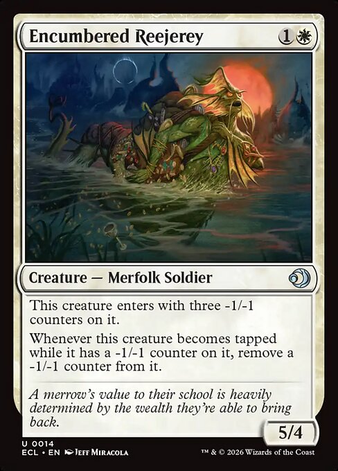 Encumbered Reejerey - Lorwyn Eclipsed Magic card