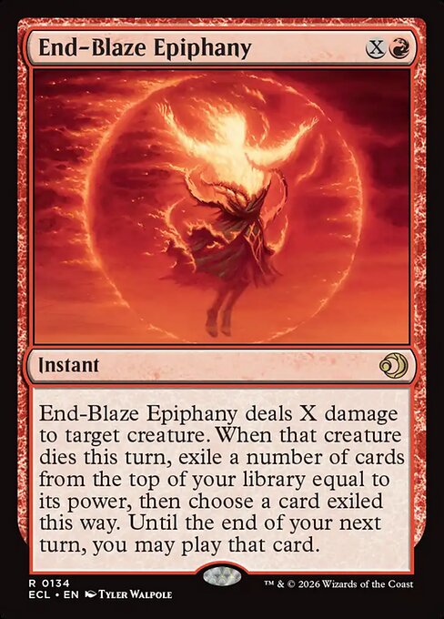 End-Blaze Epiphany - Lorwyn Eclipsed Magic card