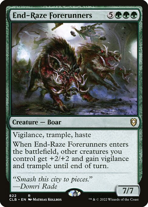 End-Raze Forerunners - Commander Legends: Battle for Baldur's Gate Magic card