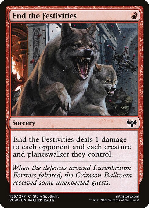 End the Festivities - Innistrad: Crimson Vow Magic card