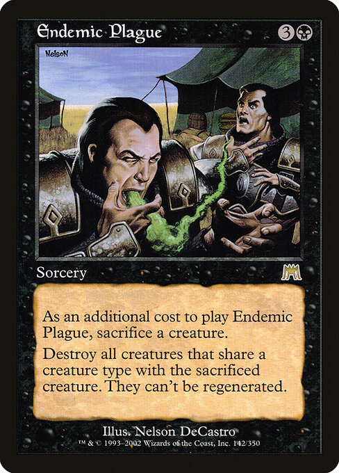 Endemic Plague - Onslaught Magic card