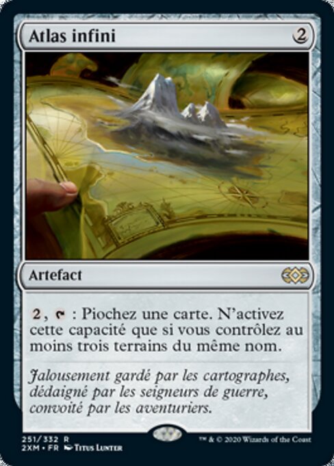 Atlas infini (Endless Atlas) - Double Masters (#251) - Illustrated by Titus Lunter - Magic: The Gathering Card