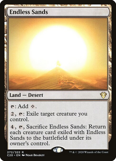 Endless Sands - Commander 2020 Magic card