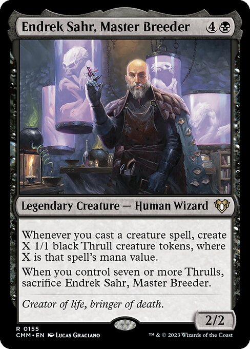 Endrek Sahr, Master Breeder - Commander Masters Magic card