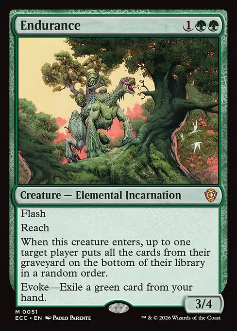 Endurance - Lorwyn Eclipsed Commander Magic card