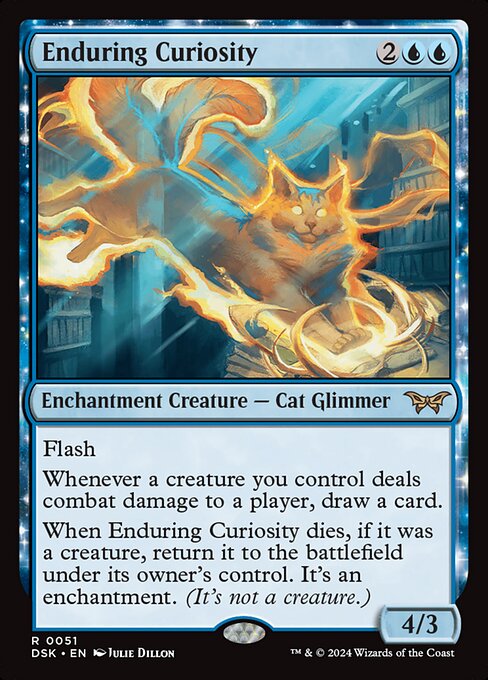 Enduring Curiosity - Duskmourn: House of Horror Magic card