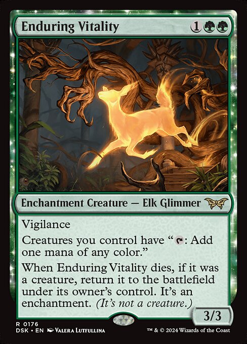 Enduring Vitality - Duskmourn: House of Horror Magic card