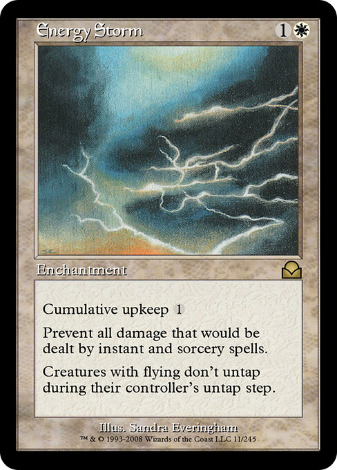 Energy Storm - Masters Edition II (#11) - Illustrated by Sandra Everingham - Magic: The Gathering Card