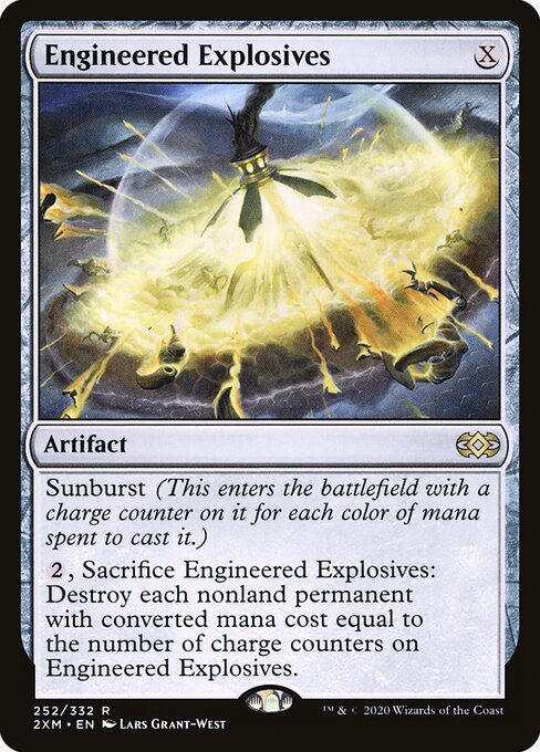 Engineered Explosives - Double Masters Magic card