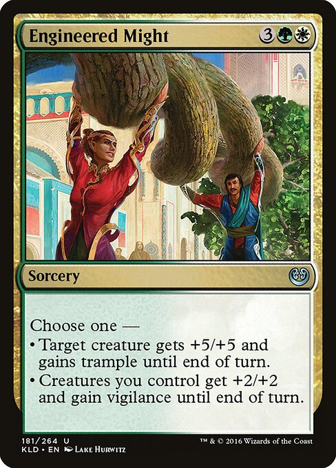 Engineered Might - Kaladesh Magic card