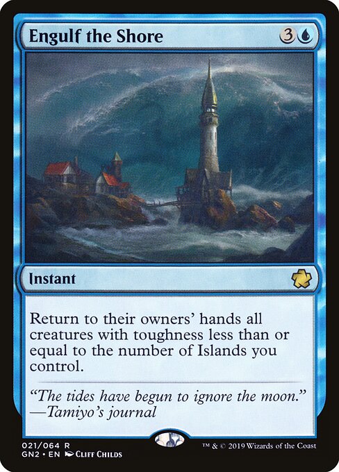 Engulf the Shore - Game Night 2019 Magic card
