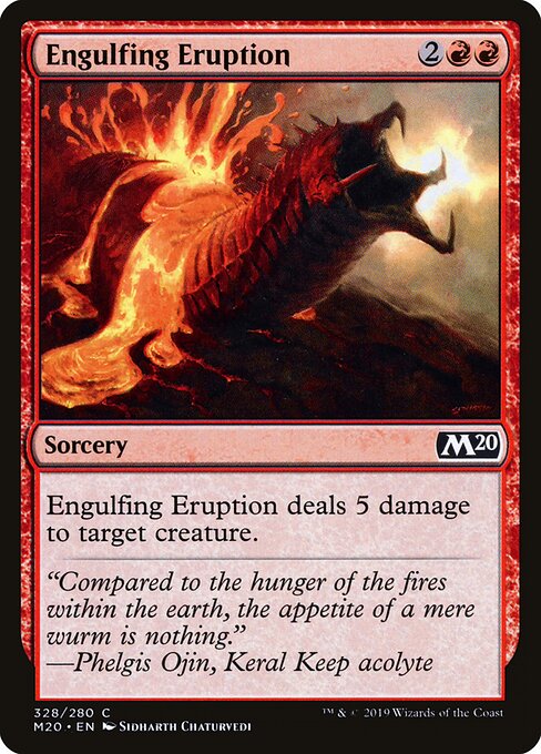 Engulfing Eruption - Core Set 2020 Magic card