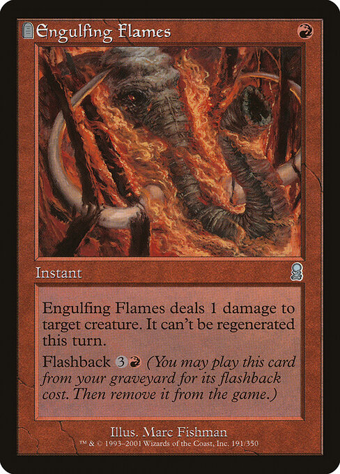 Engulfing Flames - Odyssey Magic card