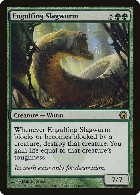 Engulfing Slagwurm - Scars of Mirrodin Magic card