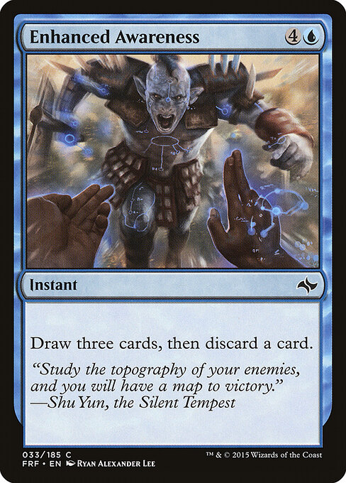 Enhanced Awareness - Fate Reforged Magic card