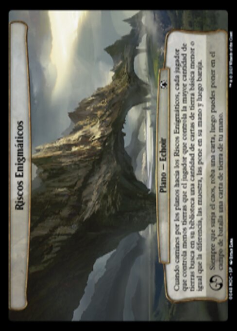 Creste Enigmatiche (Enigma Ridges) - March of the Machine Commander (#48) - Illustrated by Eytan Zana - Magic: The Gathering Card