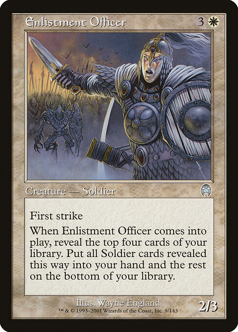 Enlistment Officer - Apocalypse Magic card