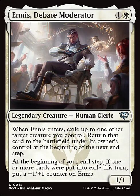 Ennis, Debate Moderator - Secrets of Strixhaven Magic card