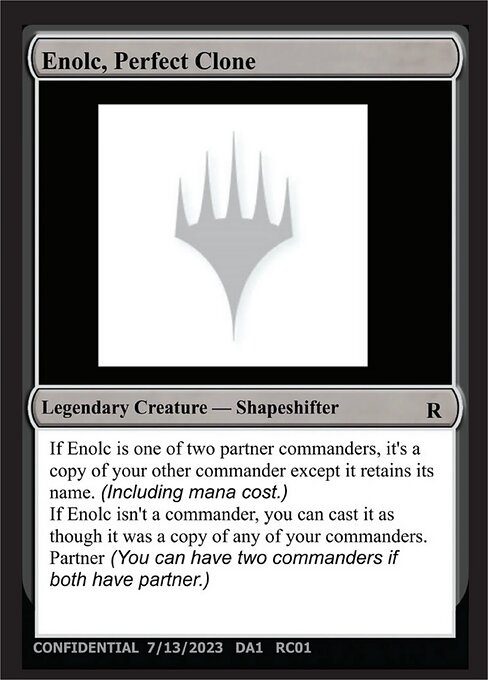Enolc, Perfect Clone - Unknown Event (#RC01c) - Magic: The Gathering Card