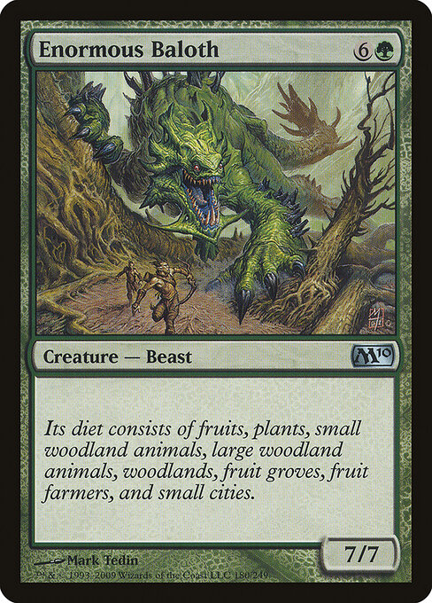 Enormous Baloth - Magic 2010 Magic card