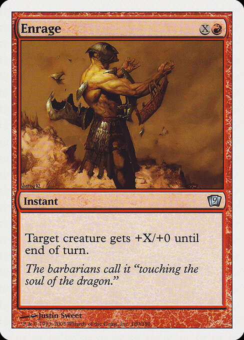 Enrage - Ninth Edition Magic card