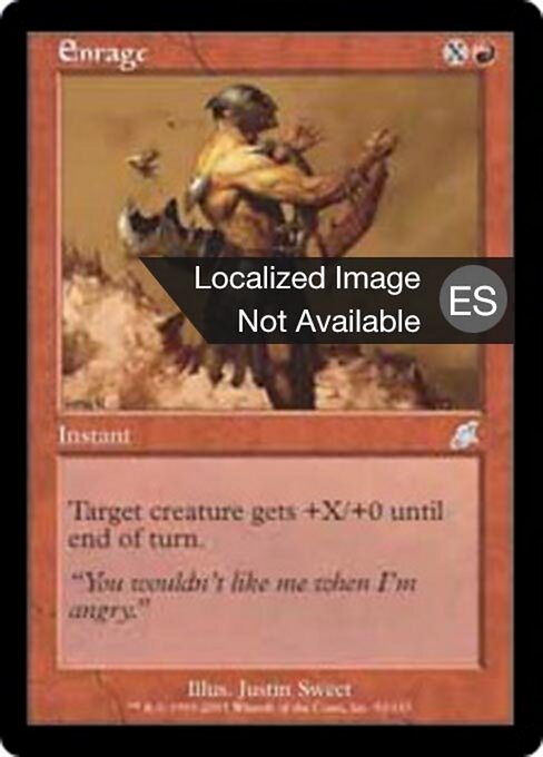 Enrager (Enrage) - Ninth Edition (#180) - Illustrated by Justin Sweet - Magic: The Gathering Card