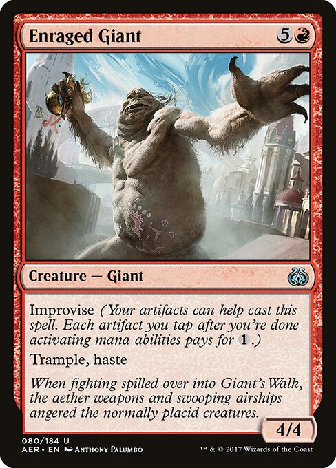 Enraged Giant - Aether Revolt Magic card