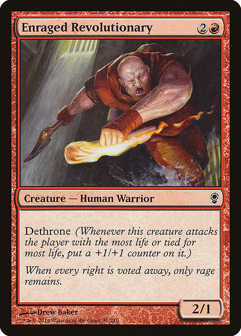 Enraged Revolutionary - Conspiracy Magic card