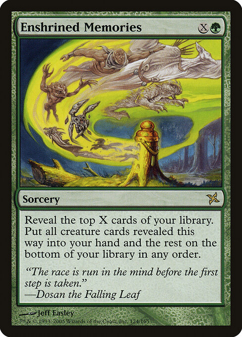 Enshrined Memories - Betrayers of Kamigawa Magic card