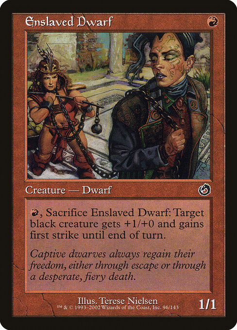 Enslaved Dwarf - Torment Magic card