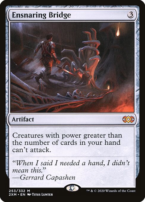 Ensnaring Bridge - Double Masters Magic card