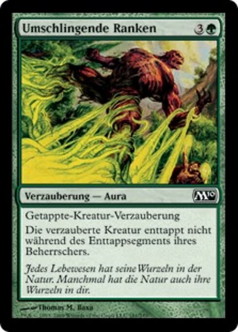 Liane Intralcianti (Entangling Vines) - Magic 2010 (#181) - Illustrated by Thomas M. Baxa - Magic: The Gathering Card