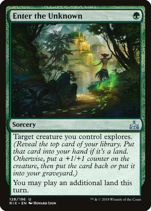 Enter the Unknown - Rivals of Ixalan Magic card