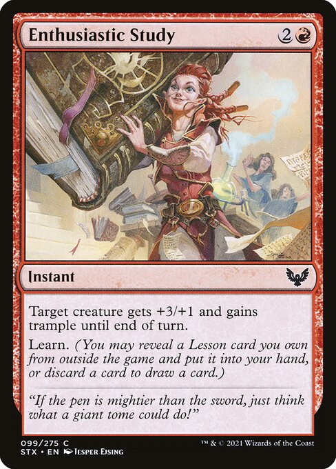 Enthusiastic Study - Strixhaven: School of Mages Magic card
