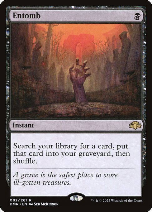 Entomb - Dominaria Remastered Magic card