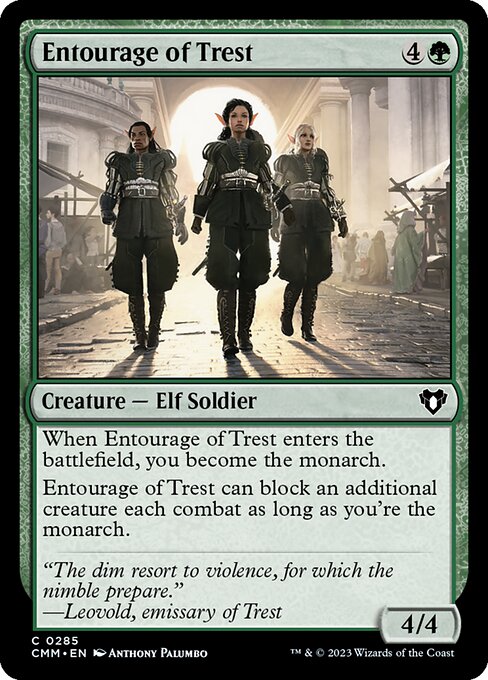Entourage of Trest - Commander Masters Magic card
