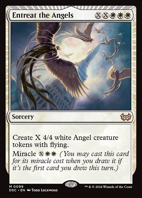 Entreat the Angels - Duskmourn: House of Horror Commander Magic card