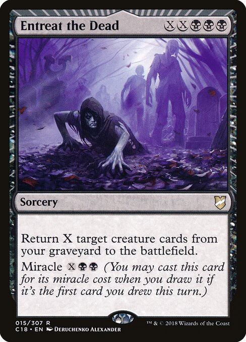 Entreat the Dead - Commander 2018 Magic card