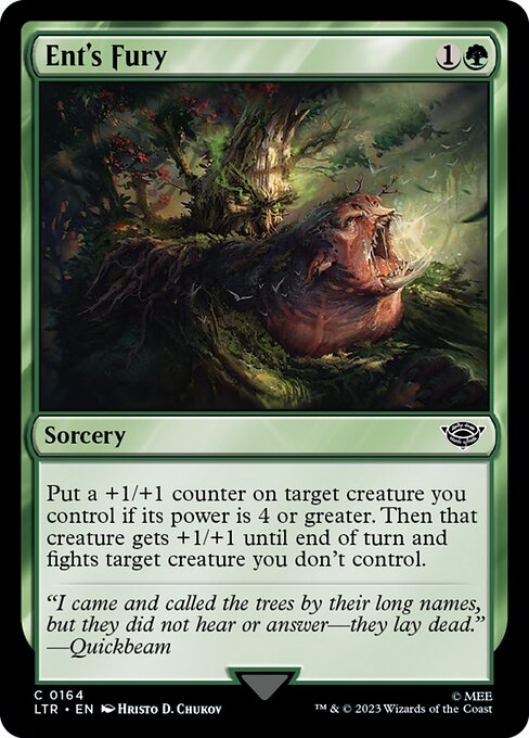 Ent's Fury - The Lord of the Rings: Tales of Middle-earth Magic card