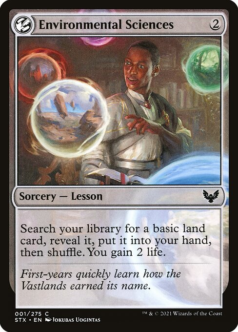 Environmental Sciences - Strixhaven: School of Mages Magic card