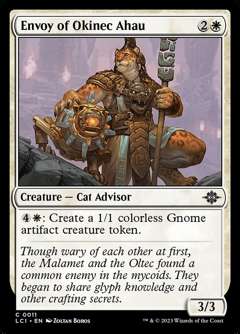 Envoy of Okinec Ahau - The Lost Caverns of Ixalan Magic card