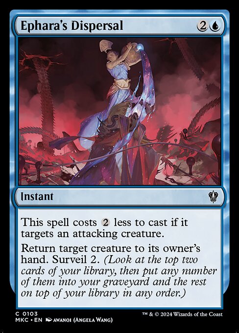 Ephara's Dispersal - Murders at Karlov Manor Commander (#103) - Illustrated by Awanqi (Angela Wang) - Magic: The Gathering Card