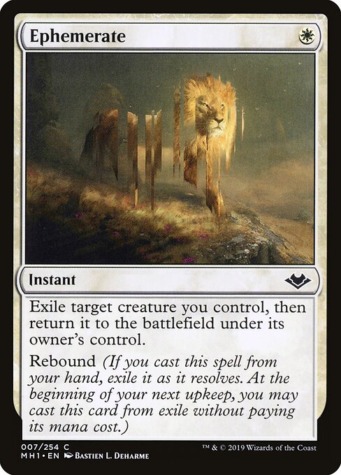 Ephemerate - Modern Horizons Magic card