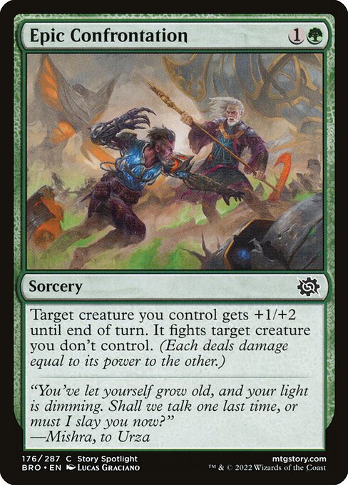 Epic Confrontation - The Brothers' War Magic card