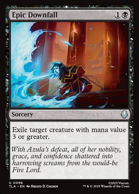 Epic Downfall - Avatar: The Last Airbender Magic card
